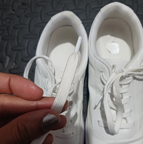 Men White canvas sneakers - Picture 11 of 12